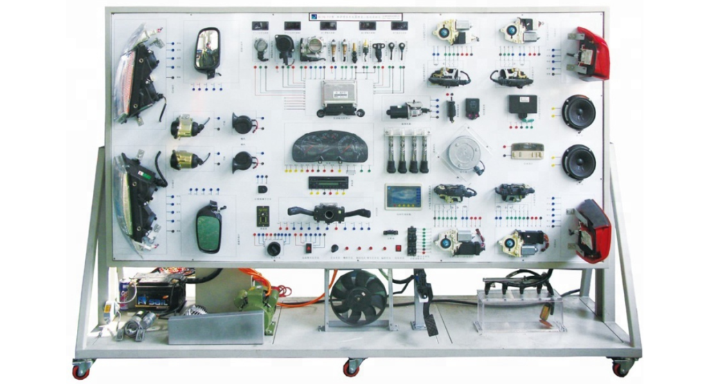 نحوه کار با تابلو آموزشی برق خودرو + کارایی ساتل تابلو آسیا ساتل